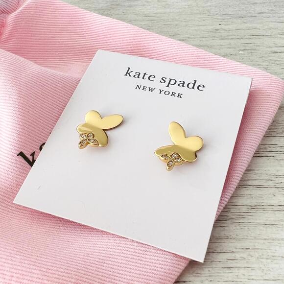 Kate Spade In a Flutter Butterfly Earrings - Picture 4 of 6